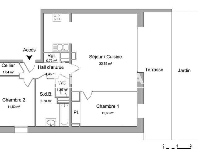 Location : Appartement Villeneuve-d'Ascq (59491)