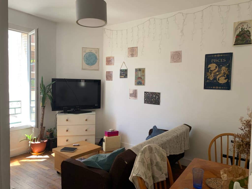 Loue chambre en colocation dans appartement - 54m²