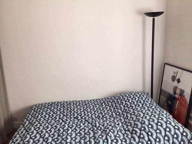 Loue chambre 13m² meublée et équipée douche et kitchenette, Boulogne-Billancourt (92)