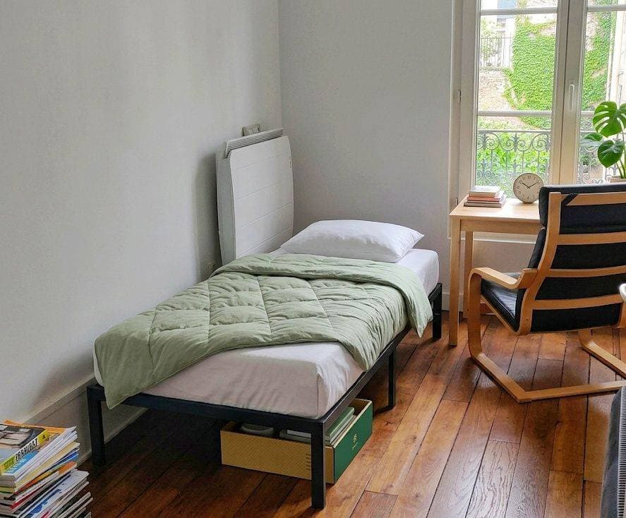 Pied-à-terre idéal (1 à 2 nuits/semaine) - Chambre tout confort à Clichy (M13) 🚇