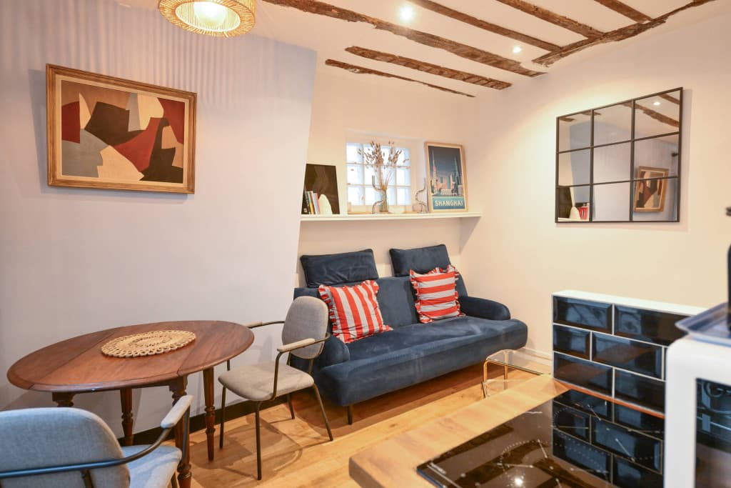 Rare : T1bis 25m² meublé - Paris 1