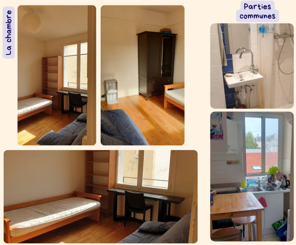 Propose colocation appartement 33m² Montrouge centre