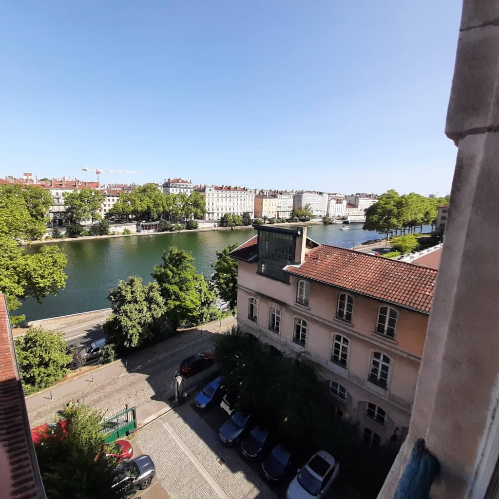 Colocation, Lyon St Georges, vue dégagée