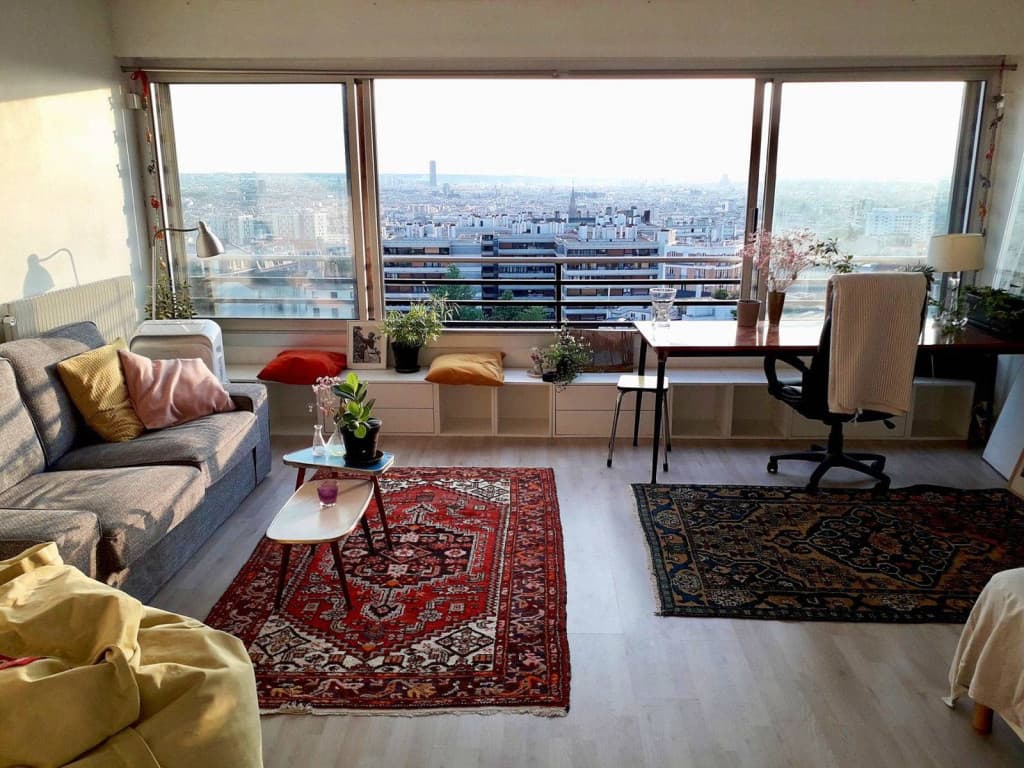 Magnifique vue sur Paris - studio 34m² meublé