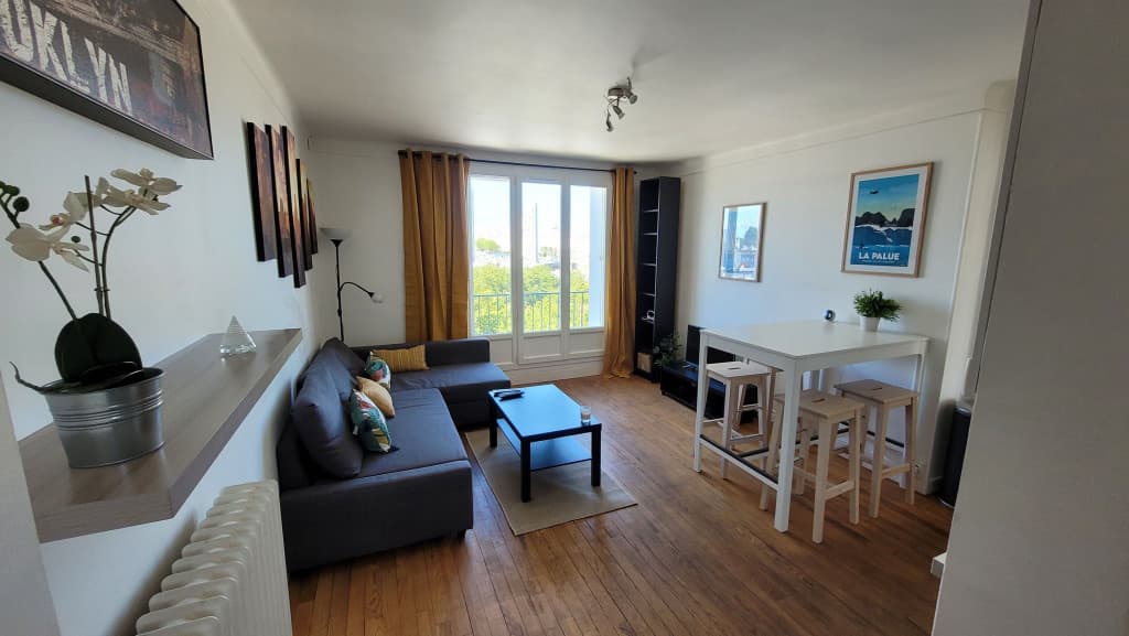 Loue chambre dans appartement 64m² en colocation rénovée tout-confort en centre-ville