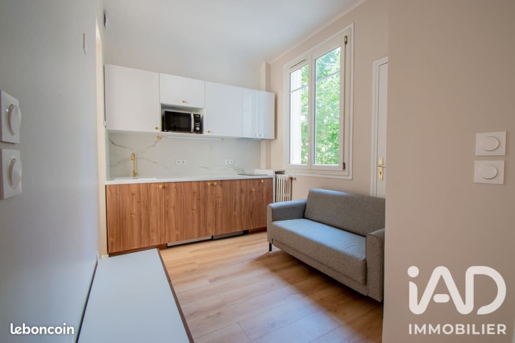 Studio 1 pièce 18 m²
