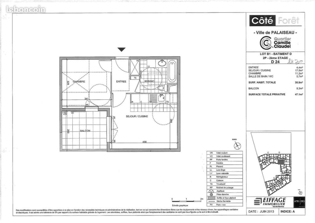 T2 - 38 m² - 890