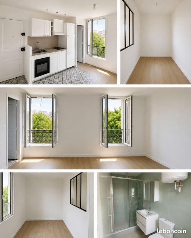 AUBERVILLIERS – 2 PIÈCES MEUBLÉ DE 26 m² –