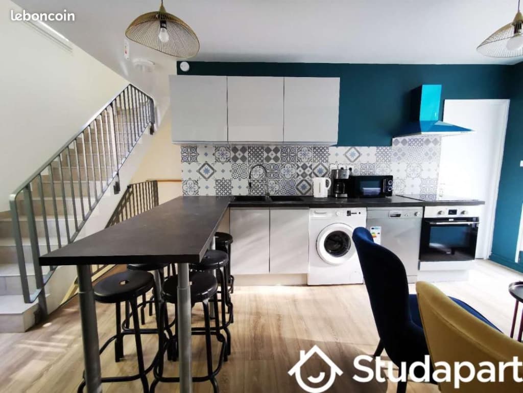 Chambre 1 pièce 15 m²