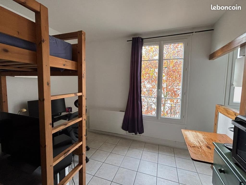 Studio 20m² meublé métro Marcel Sembat