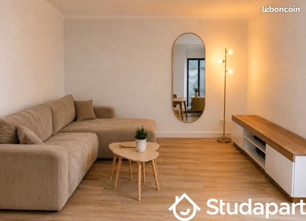 Chambre 1 pièce 12 m²