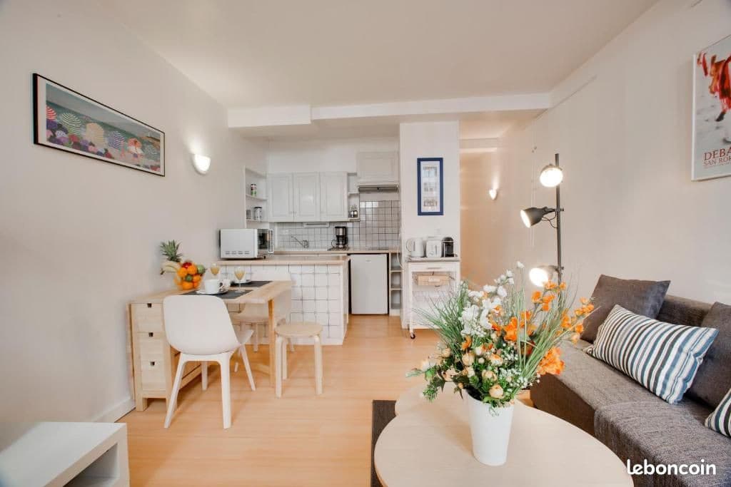 Location superbe T2 meuble avec parking