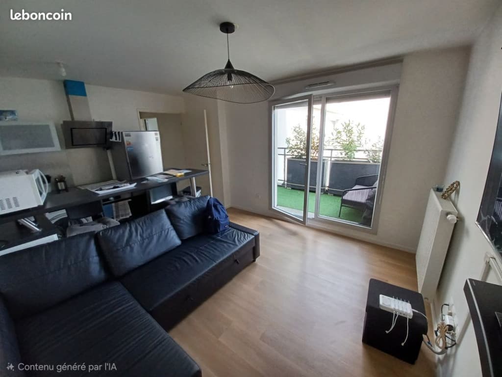 T2 Meublé lumineux 37m² – 6e étage avec Balcon & Parking
