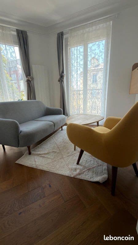 Location meublée f1 clichy la garenne 990 euros