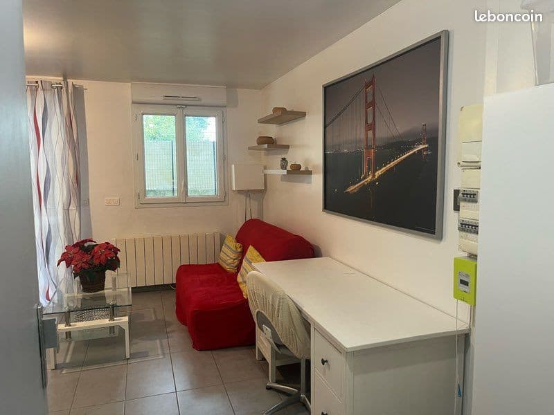 Studio meublé 23m2 avec jardin