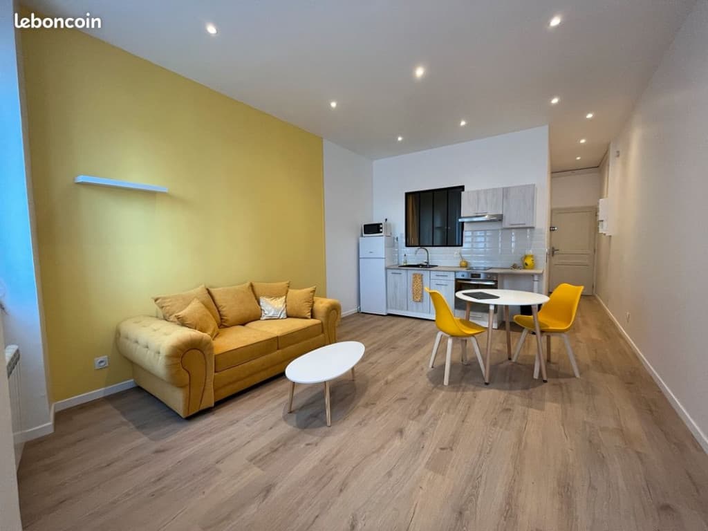 T1 bis 31m² meublé centre-ville