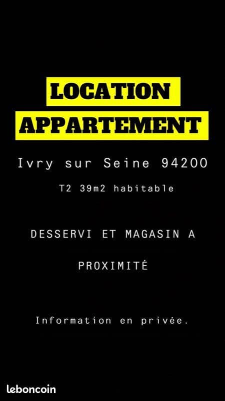 Location appartement T2