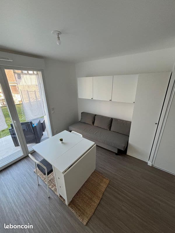 Studio meuble avec jardin