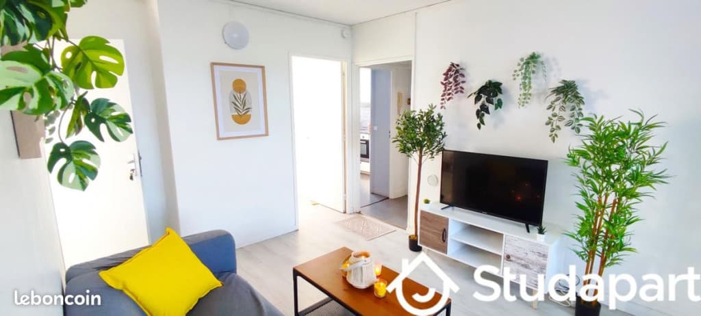 Chambre 1 pièce 9 m²