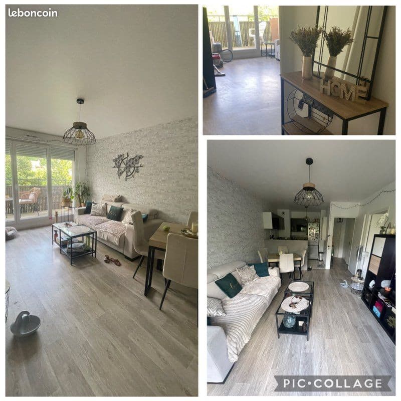 Appartement T2 meublé - 45m2 - Pomponne - 2 parkings
