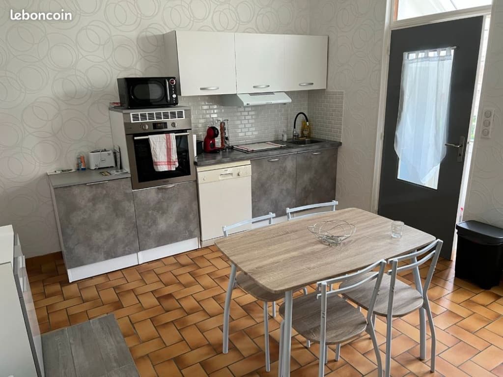 Maison 2ch + mezzanine jardin