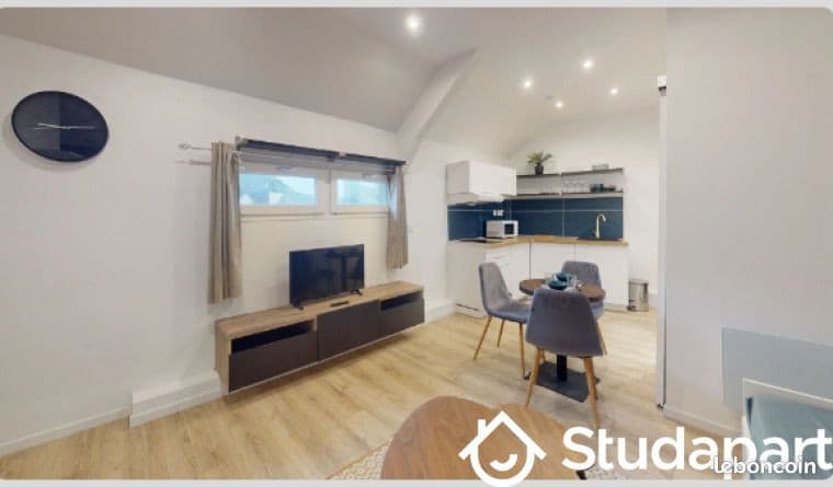 Chambre 1 pièce 17 m²