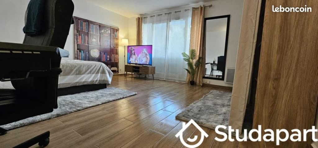 Chambre 1 pièce 20 m²