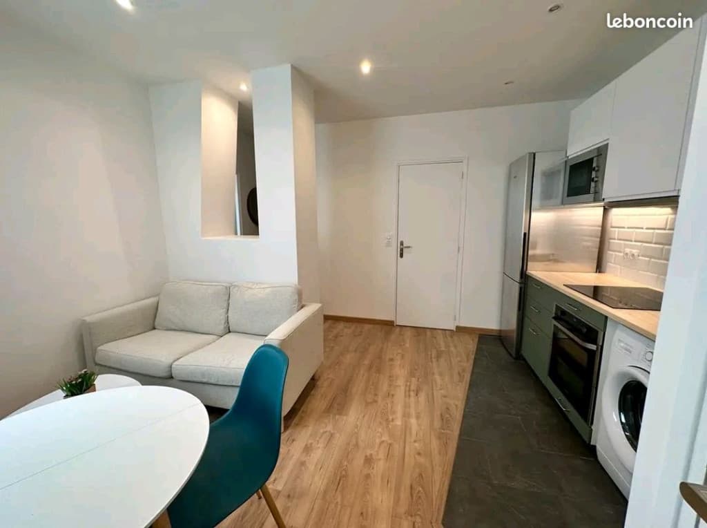 Appartement meublé 1p- 19m²