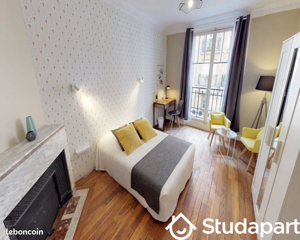 Chambre 1 pièce 12 m²