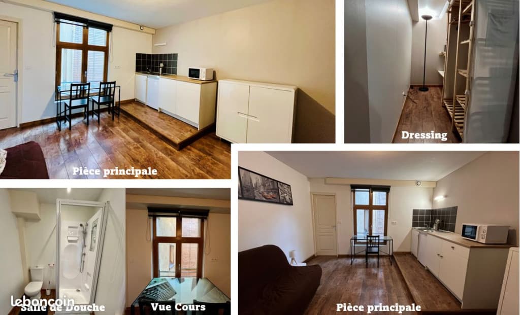 Grand studio meublé de 24m² dans le Bouchon Troyen – à 1 min de l’arrêt Kléber, Barbusse et Saint Martin des Aires