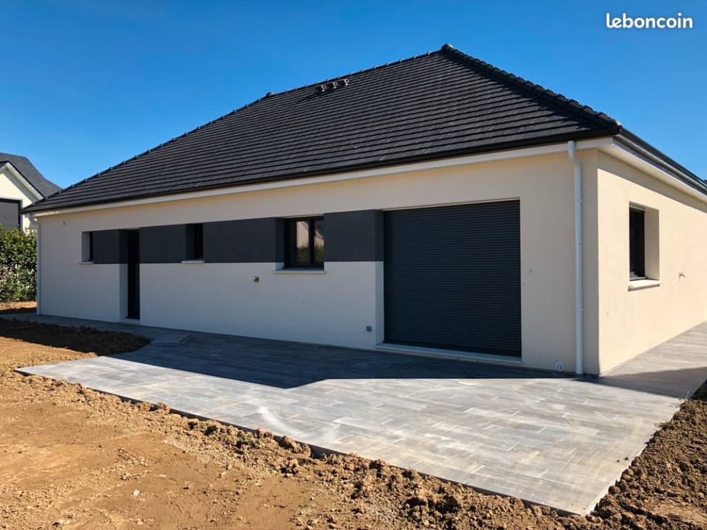 Maison individuelle plain-pied 100m², 3 chambres