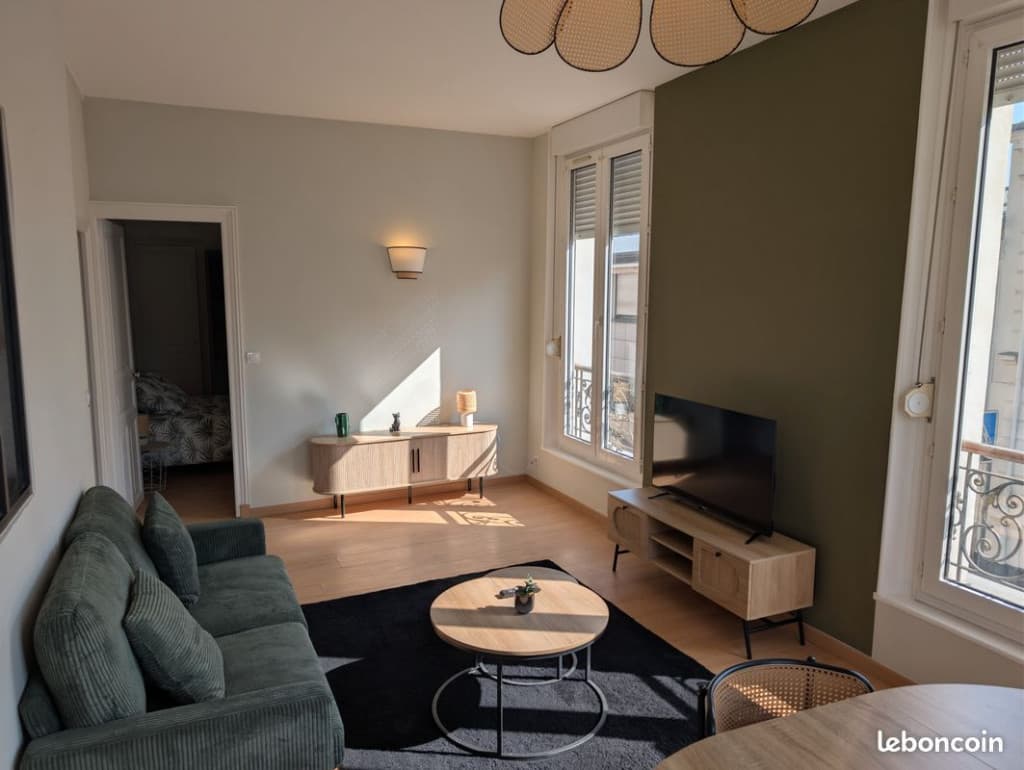 T3 meublé de 66 m² – Gare à 5 min à pied – Appartement rénové
