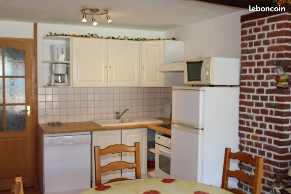 F3 meublé WIFI pr pers en déplacement professionnel 15-20mn ARCELOR GRANDE SYNTHE MARDYCK LOON PLAGE , véhicule indispensable