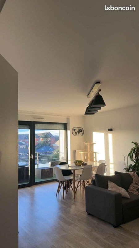 Appartement meublé 2 chambres – Résidence à Grande-Synthe sécurisée avec garage