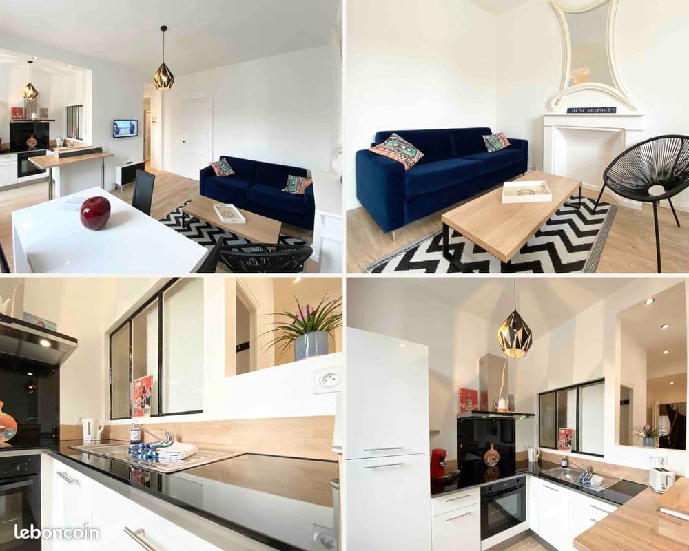 T2 Meublé – Appartement Traversant – Centre-ville de Quimper à 5mn de la Gare