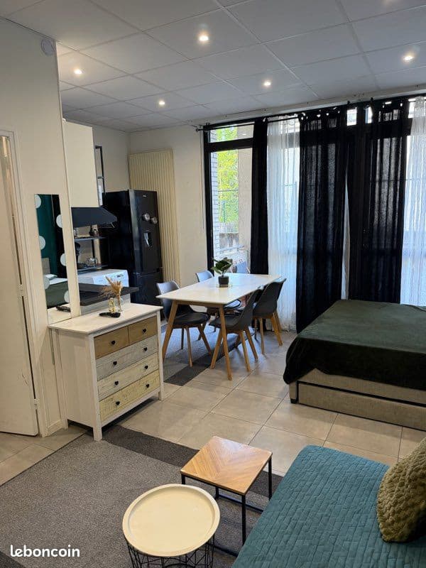 Furnished Studio with Terrace and Lake view near RER