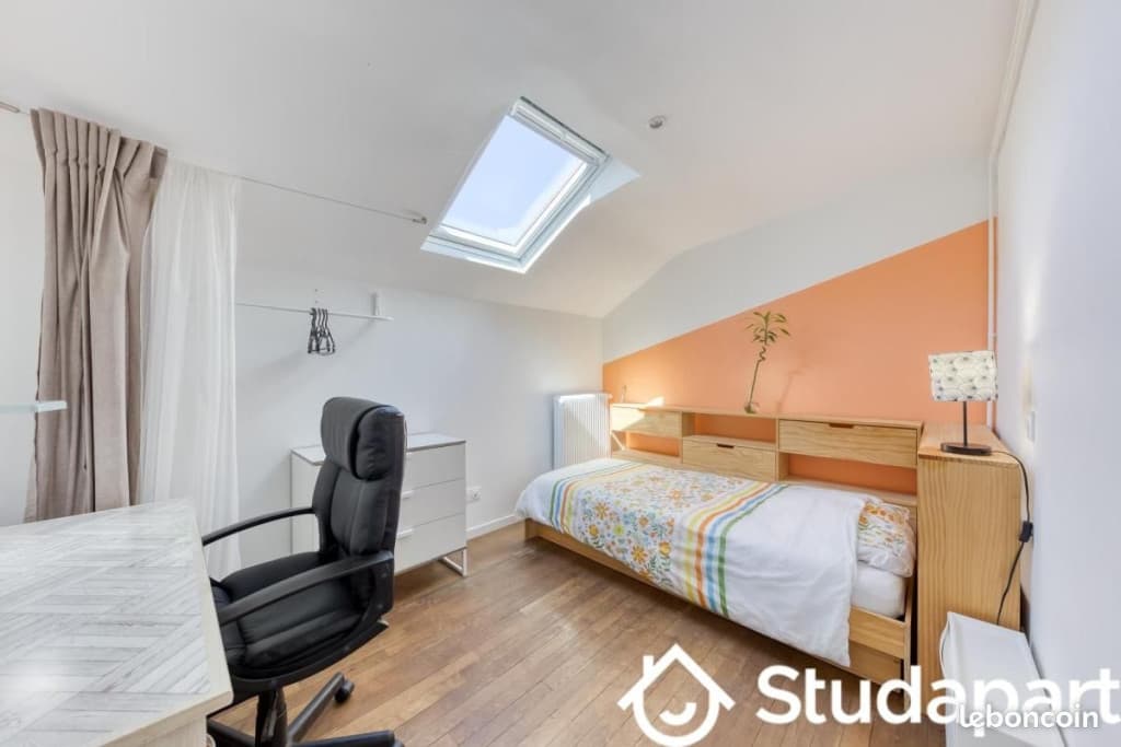 Chambre 1 pièce 10 m²