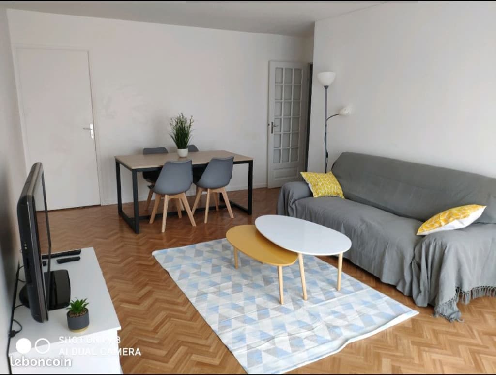 🏡 Appartement meublé T3 de 65 m² – Gare de Mantes-la-Jolie à 5 min à pied – Parking – Cave – Sans frais d'agence
