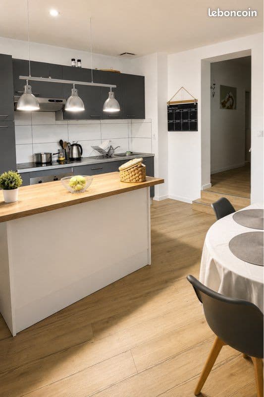 Appartement type 3+bureau et jardin