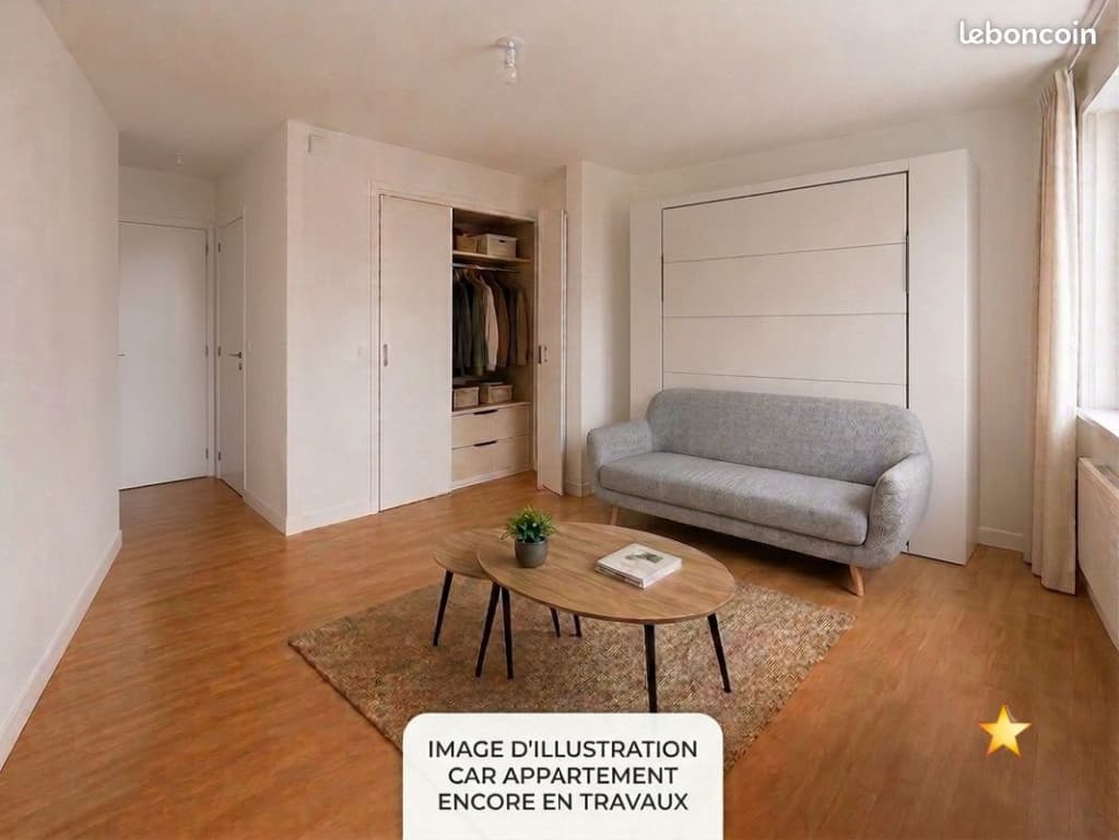 Studio Lumineux 27 m² – Entièrement Rénové & Meublé – Bobigny