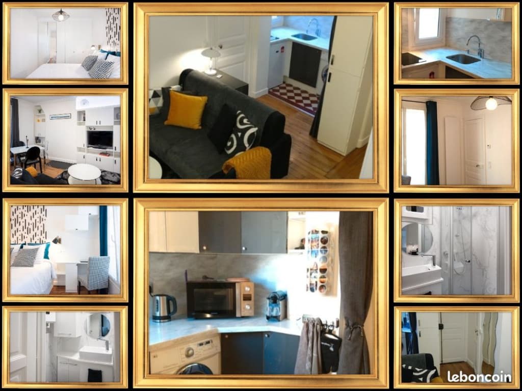 Meublé 2 pièces 35 m2 centre ville standing - Refait neuf