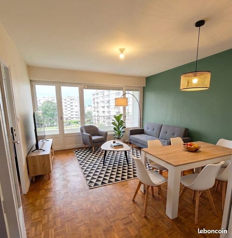 T3 meublé - Quartier La Fayette - 63 m2 - Balcon - Parking couvert -Tout compris