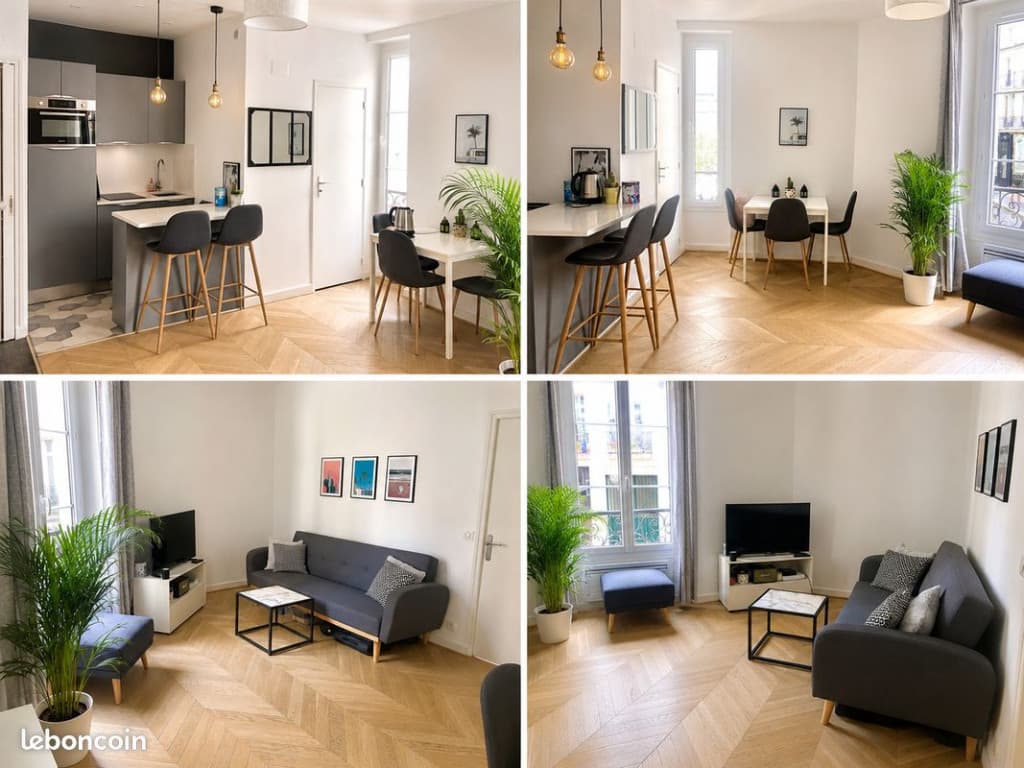 Appartement T2 meublé – 35 m² – Montmartre - 1/08