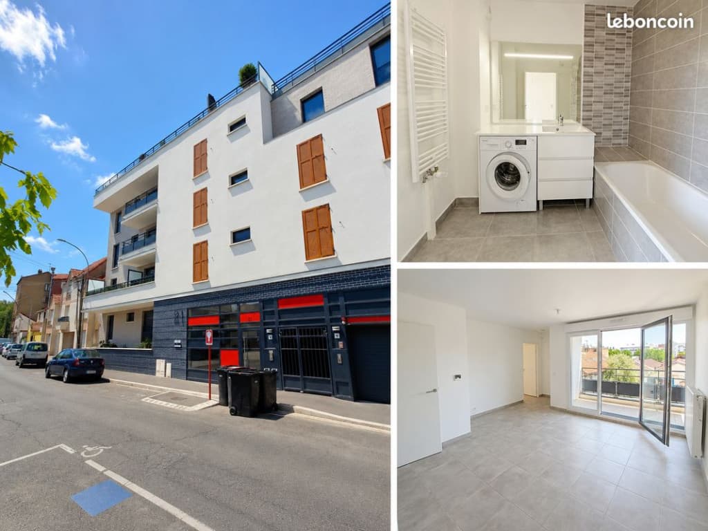 Ocation T2 44 m² – Résidence récente (2023) – Balcon – Parking – DPE C – Direct propriétaire – 1 110 CC