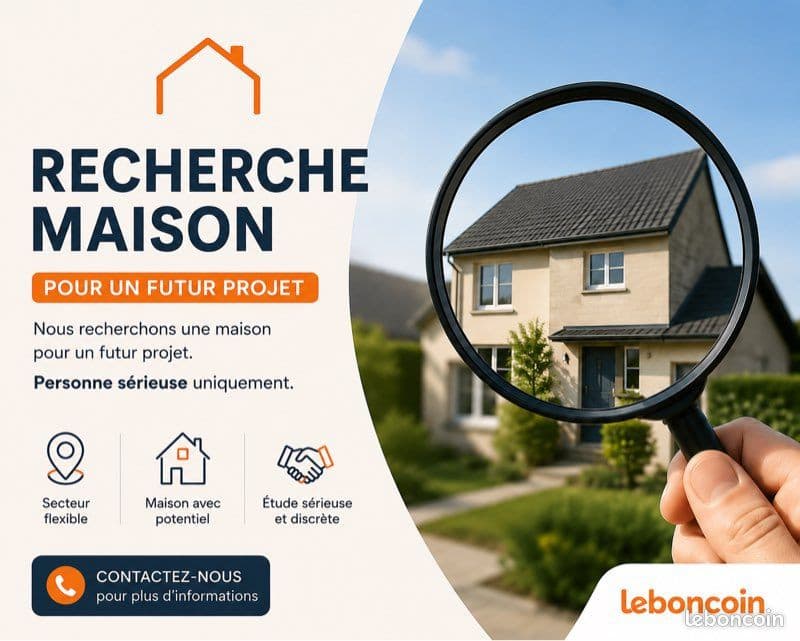 Couple sérieux recherche maison ou appartement à louer