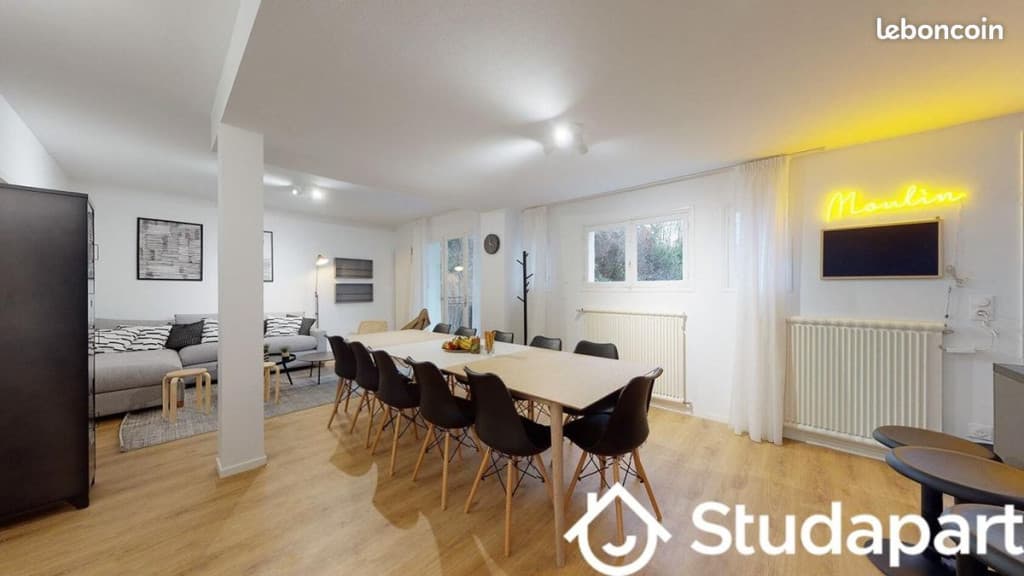 Chambre 1 pièce 11 m²