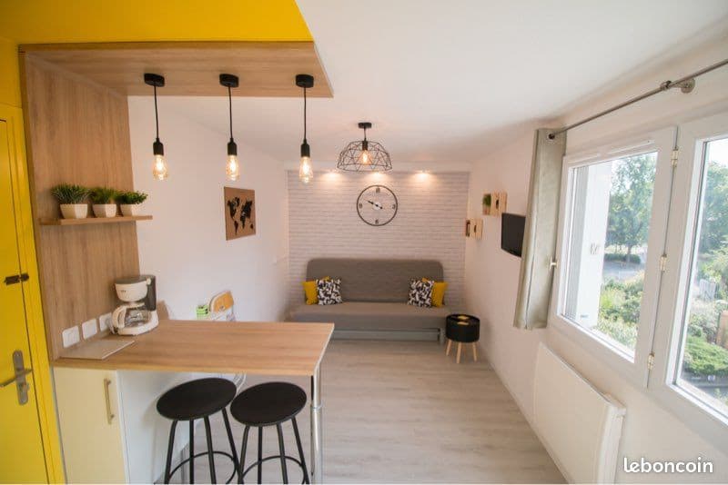 Magnifique STUDIO DESIGN meublé Grenoble