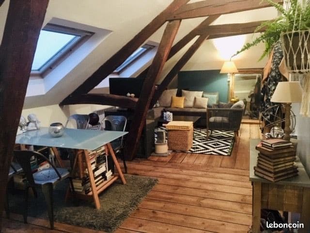 Joli loft avec poutres Rouen quartier St Gervais