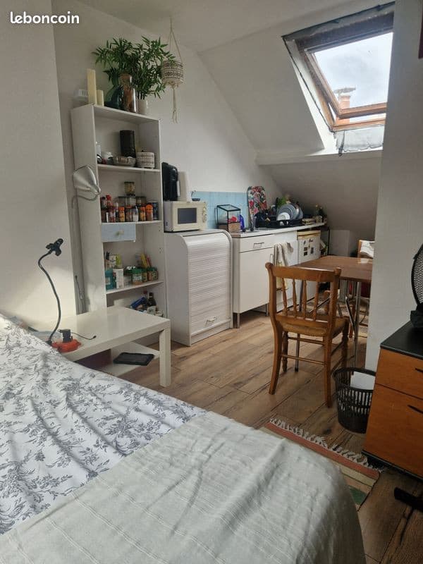 Studio meublé calme et lumineux 20 m²