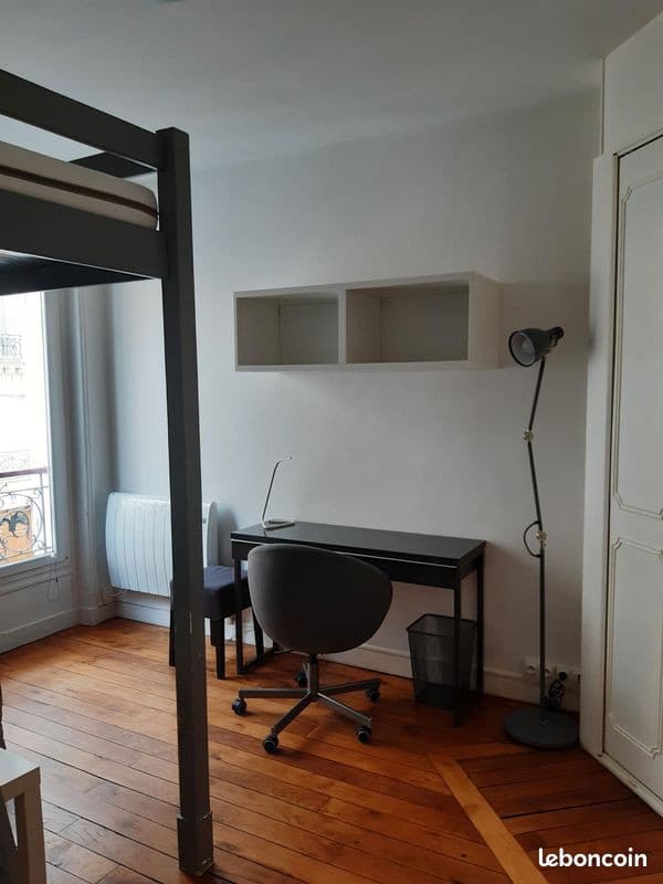À LOUER – Studio meublé 17,66 m² – Paris 17ᵉ – Rue de Roberval